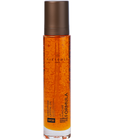 Visoko zaščitno olje za sončenje za obraz in telo, SPF 30 - Amberphine Crystal Oil
